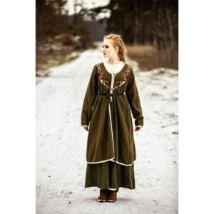 Skadi Viking Birka Coat - Olive