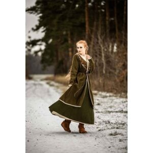Skadi Viking Birka Coat - Olive