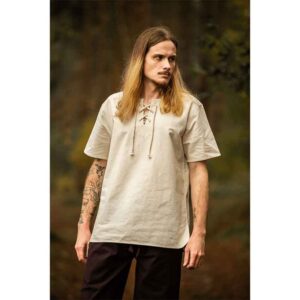Erhart Medieval Short Sleeve Shirt - Natural