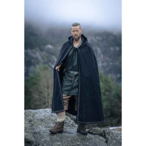Valdemar Viking Cloak - Black