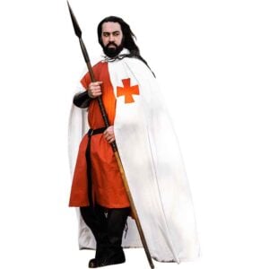 Baldwin Knights Templar Cloak - White with Red