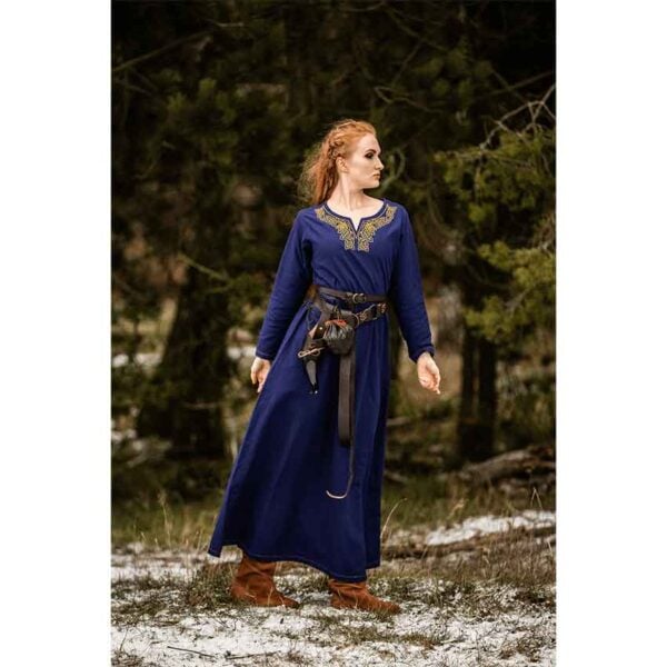Aslaug Viking Dress - Blue
