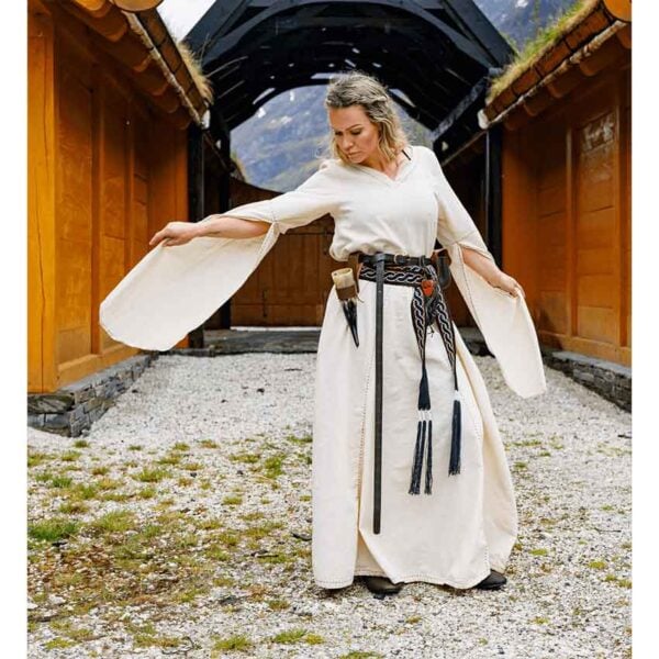 Begina Medieval Dress - Natural
