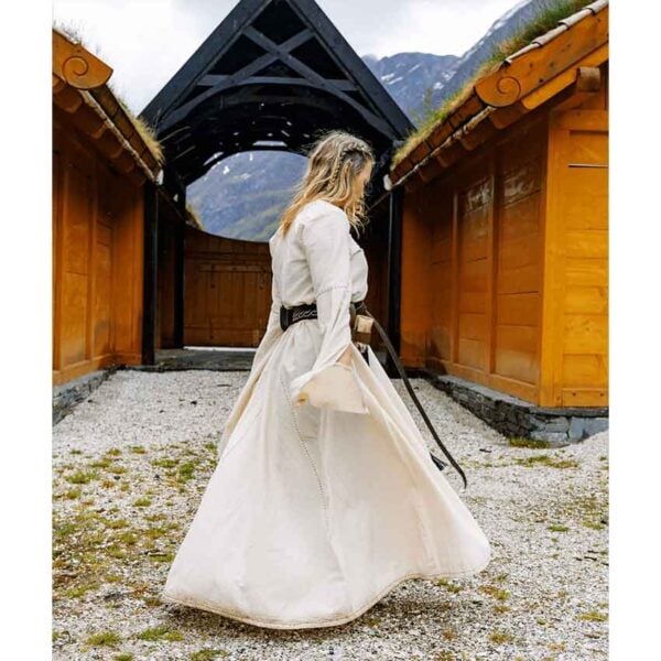 Begina Medieval Dress - Natural