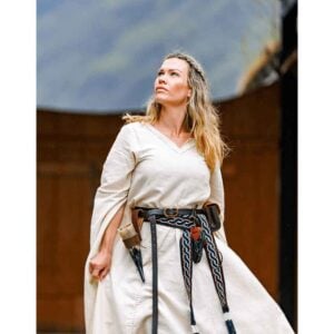 Begina Medieval Dress - Natural