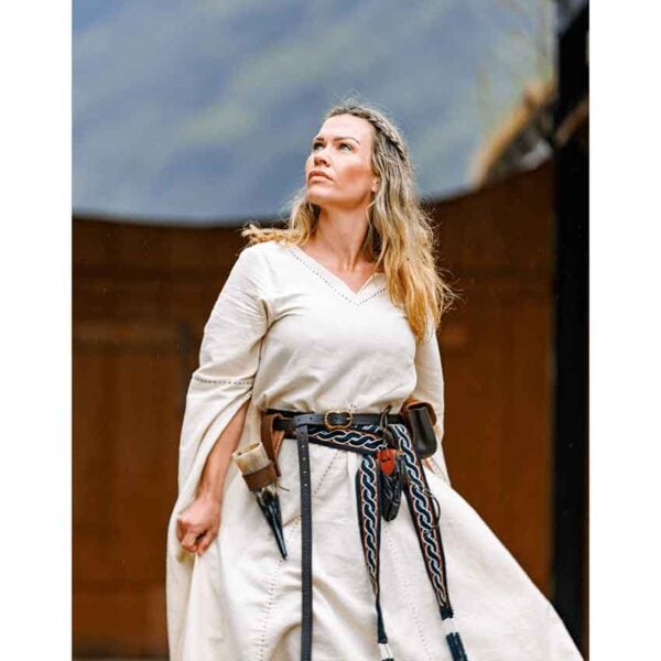 Begina Medieval Dress - Natural