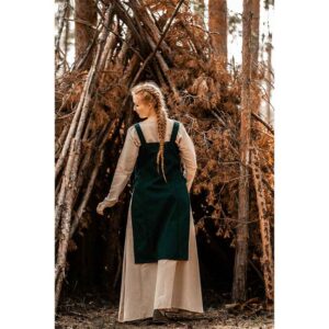 Aila Viking Wool Overdress - Green