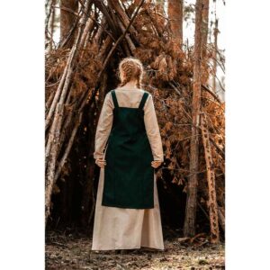 Aila Viking Wool Overdress - Green