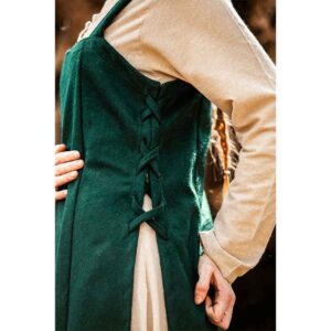 Aila Viking Wool Overdress - Green