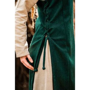 Aila Viking Wool Overdress - Green