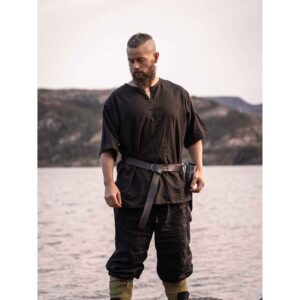 Olaf Short Sleeve Viking Tunic - Brown