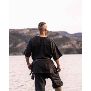Olaf Short Sleeve Viking Tunic - Brown