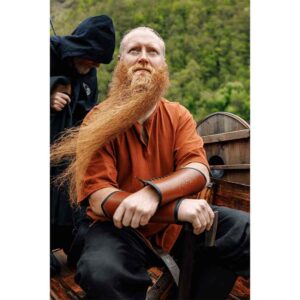 Olaf Short Sleeve Viking Tunic - Brick Red
