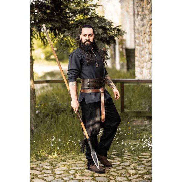 Ivar Viking Tunic - Black