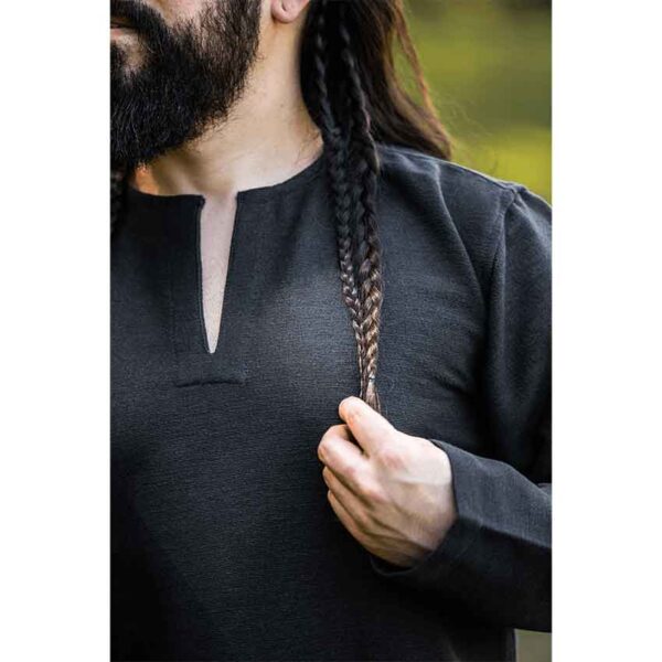 Ivar Viking Tunic - Black