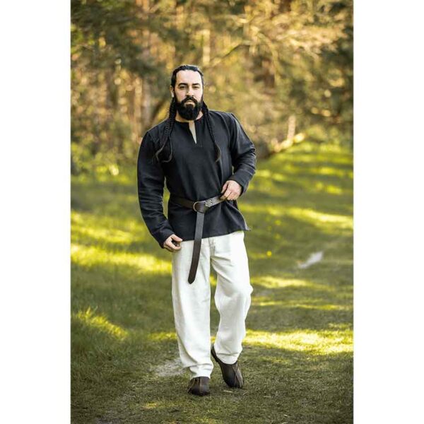 Ivar Viking Tunic - Black