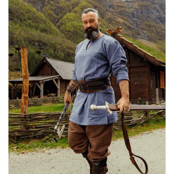 Torsten Viking Tunic - Blue-Grey