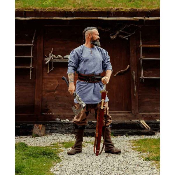 Torsten Viking Tunic - Blue-Grey