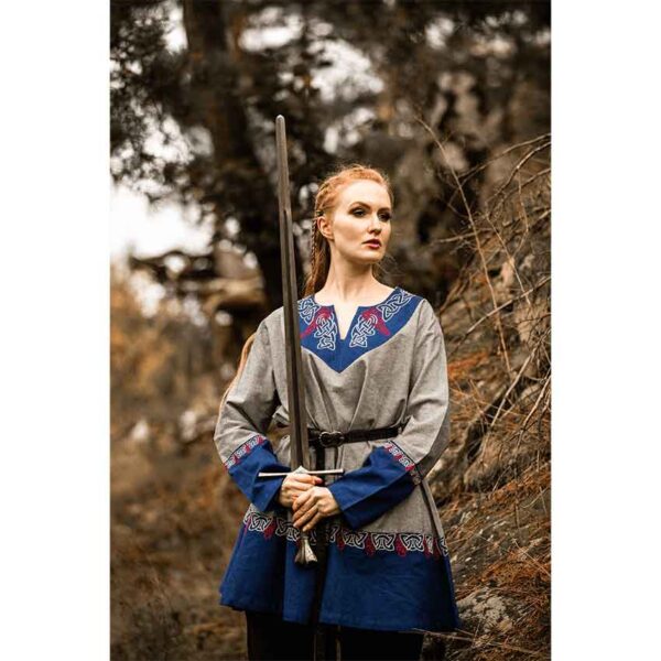 Freydis Viking Tunic - Grey