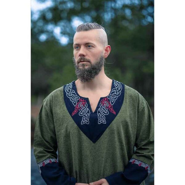 Freydis Viking Tunic - Olive