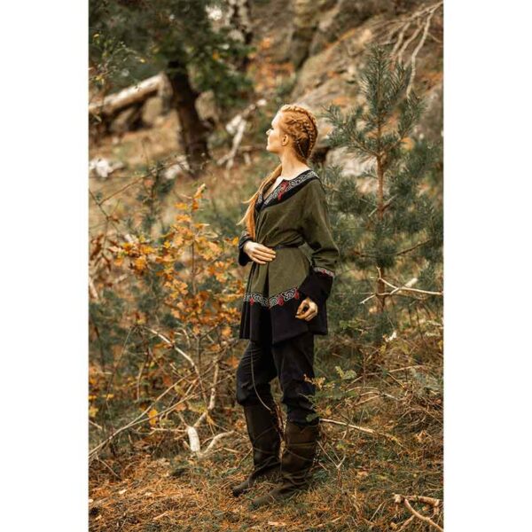 Freydis Viking Tunic - Olive