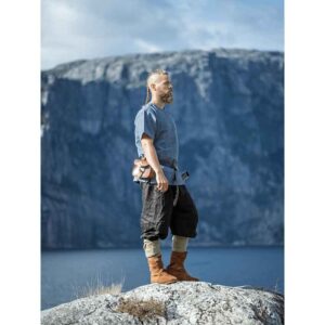 Edmund Short Sleeve Viking Tunic - Blue-Grey