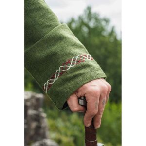 Freki Embroidered Viking Tunic - Green