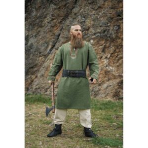 Freki Embroidered Viking Tunic - Green