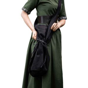 Leti Medieval Shoulder Bag - Black