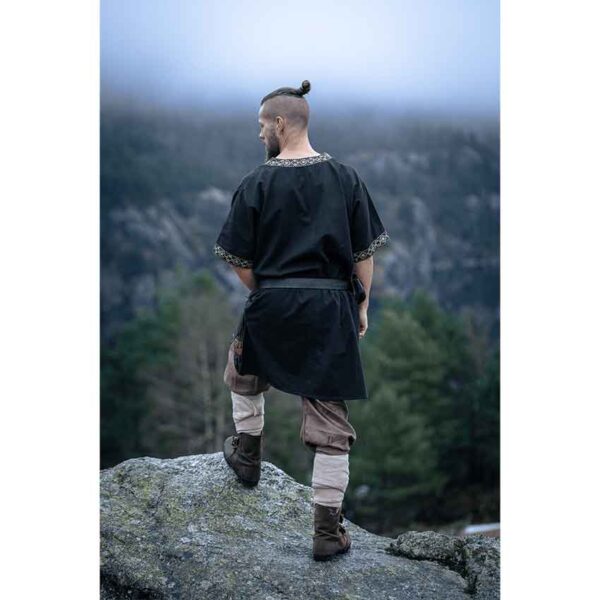 Loki Viking Tunic - Black