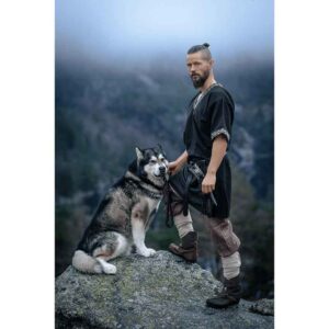 Loki Viking Tunic - Black