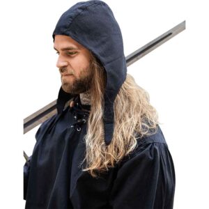 Michel Medieval Coif - Black