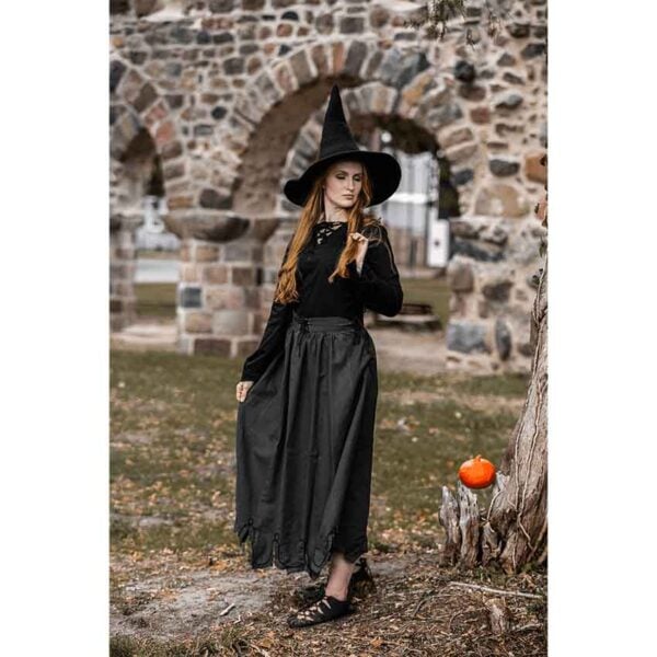 Agata Wool Witch Hat - Black