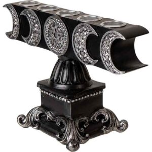 Triple Moon Baroque Candle Holder