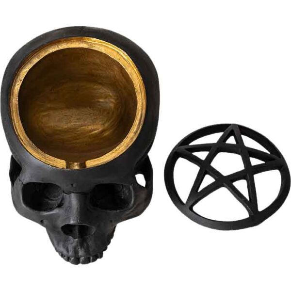 Pentagram Skull Trinket Box