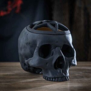Pentagram Skull Trinket Box