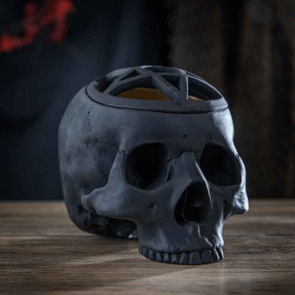 Pentagram Skull Trinket Box