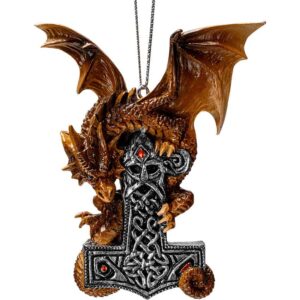 Mjolnir Guardian Dragon Ornament