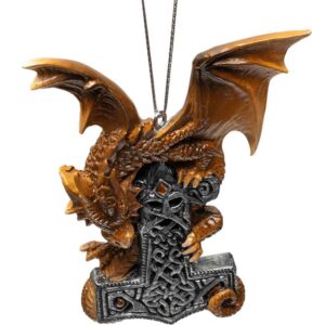 Mjolnir Guardian Dragon Ornament