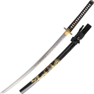Handmade Sky Dragon Katana with Stand