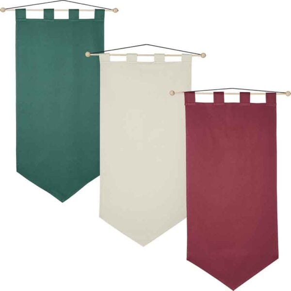 Plain Pointed Medieval Banner - Medium