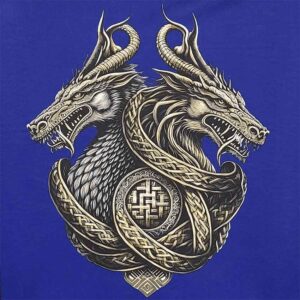 Double Dragon Medieval Banner