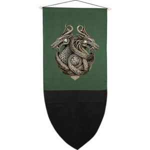 Double Dragon Medieval Banner