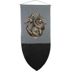 Double Dragon Medieval Banner