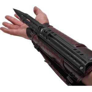 Black Assassin Bracer with Hidden Blade