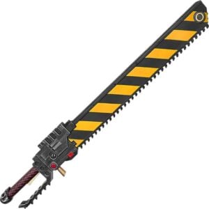 Death Angel's Striped Foam Chain Sword