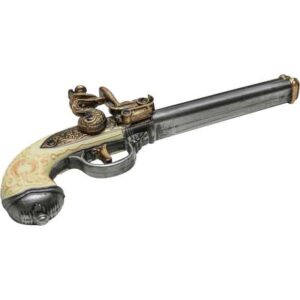 Foam Italian Triple-Barrel Flintlock Pistol