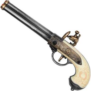 Foam Italian Triple-Barrel Flintlock Pistol