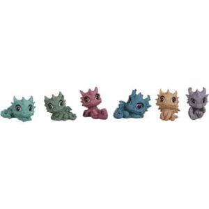 Mini Dragon Hatchlings Statue Set