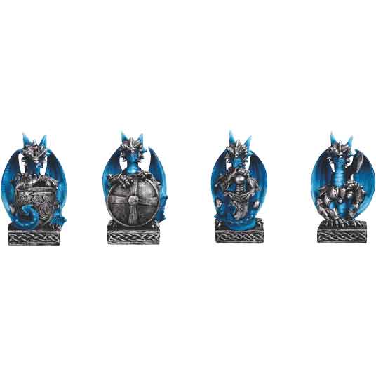 Dragon Knights Statue Set